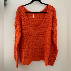 Free People Crashing Waves Pullover Knit Sweater